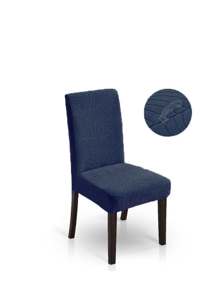 Y&D Chair Covers for Dining Room   Solid Stretch Covers Washable Kitchen Slip Jacquard Parson  Chairs Seat Slipcover - Image 2