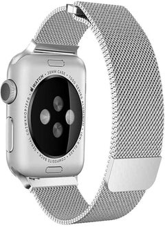 Generic 38mm Band for Apple Watch Compatible Stainless Steel Replacement Mesh Strap Bracelet for iWatch Series 1 Series 2 Series 3 Series 4 with Magnetic Closure Clasp 38mm