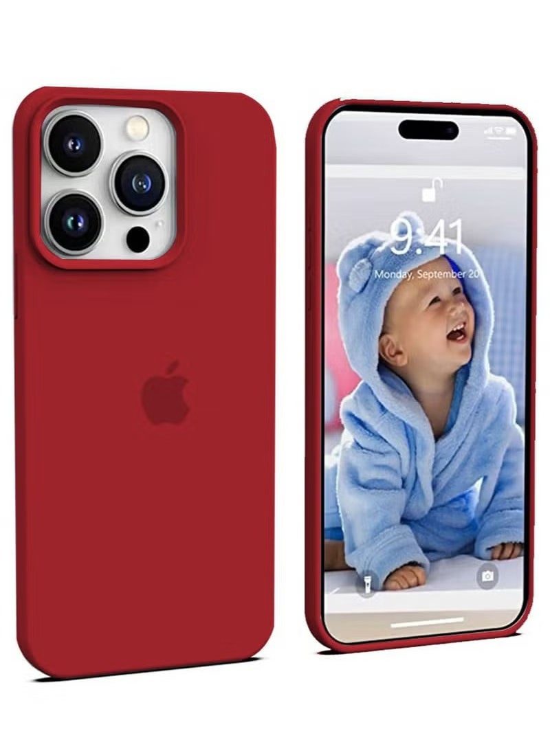General iPhone 16 Pro Max Case Cover Soft Liquid Silicone Case Full Body Protective iPhone 16 pro Max Cover Shockproof Slim Anti-Scratch Shockproof Protective Cover  - Image 1