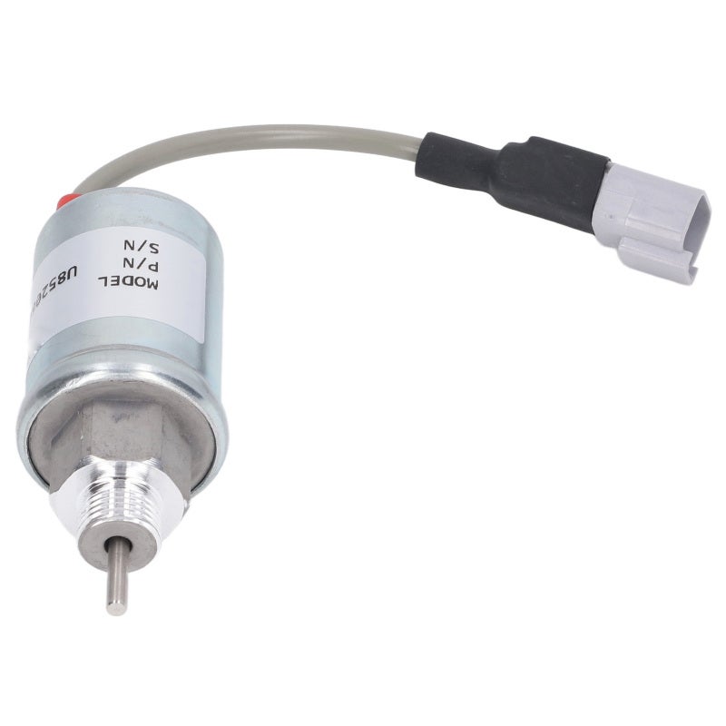 Fuel Shut Off Solenoid Valve DC12V for Perkins HL403C 15 HR404C 22T - Aluminum Alloy ABS High Accuracy - U85206452 for Generator Sets - Image 2