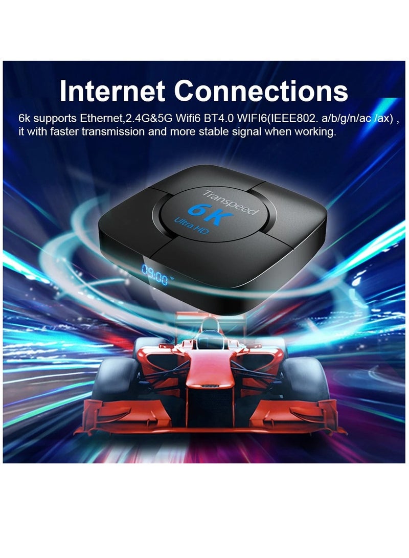 Transpeed Android 12.0 Set Top Box Voice Assistant 6K 4GB 32GB - Image 2