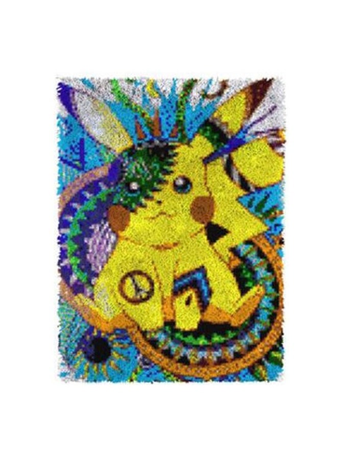 Loquat Cross Stitch Kit,Rug Hook Pattern,Tapestry Kits,Latch Hook For Home,Craft Kit For Kids,Animal Hook Embroidery Kit  - Image 1