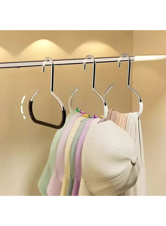 A Set Of 5 White Scarf And Tie Storage Compartments For Wardrobe Organizing Scarves Belts And Other Accessories - Image 2