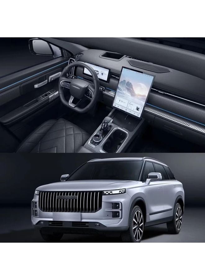 Jaecoo J7 10 25 Dashboard And 14 8 GPS Tempered Glass Screen Protector 9H Hardness - Image 1