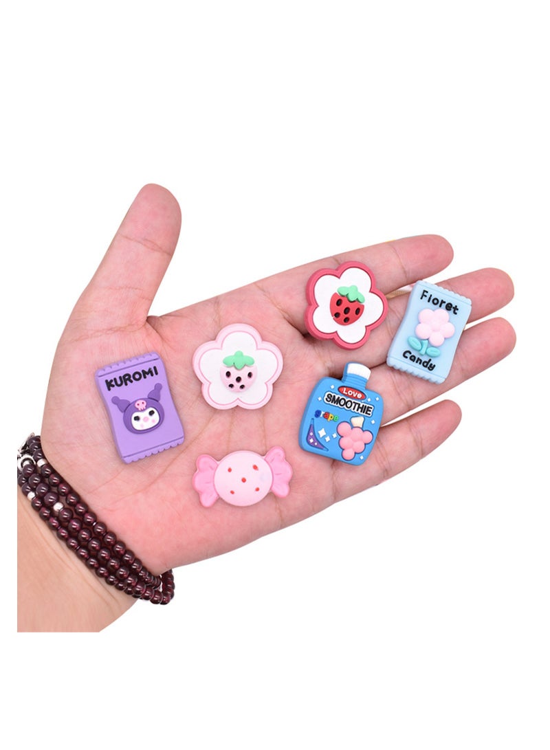 KASTWAVE 41 Pcs Shoe Decoration Charms for Clogs Sandals, Lovely Sanrio Shoe Accessories Charms for Girls Party Favors Gifts - Image 5