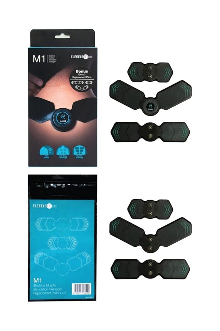 ELEEELS M1 Full Body EMS Massager, 5 Massage Modes 10 Power Levels, EMS Muscle Stimulation, Professional Electrostimulation, Muscle Building, Compact and Wireless, USB-C Charging Socket, Black - Image 5