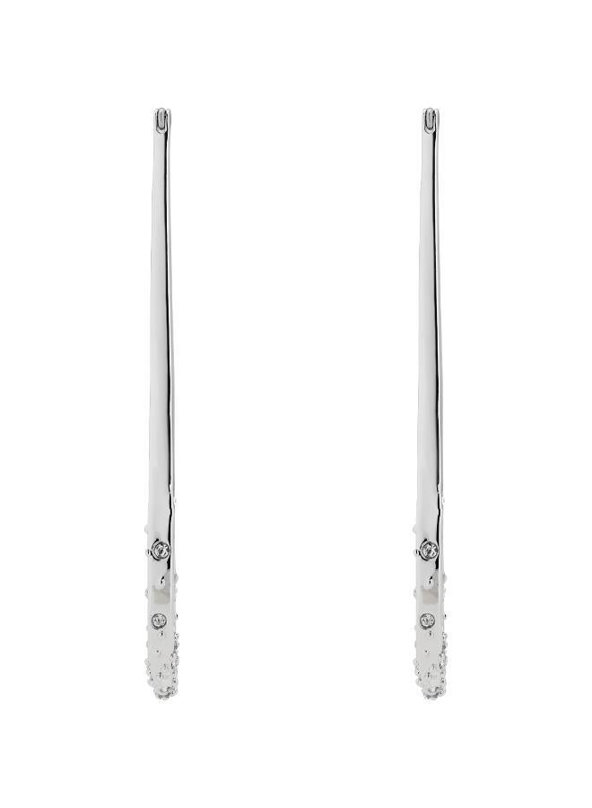 Karen Millen Crystal Sprinkle Loop Earring  - Image 4