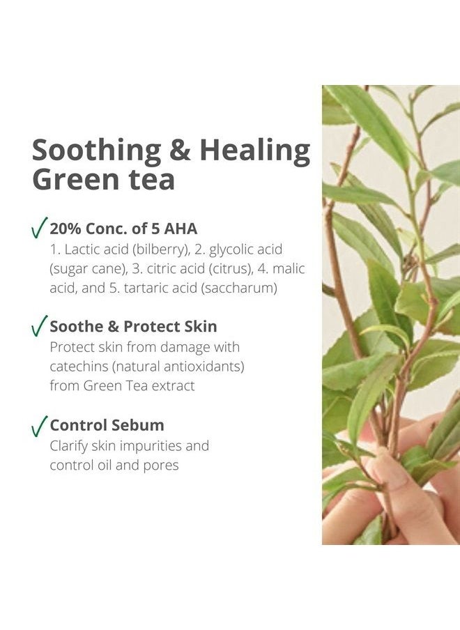 Blithe - Blithe face wash,tea tree face wash Patting Splash Mask Soothing & Healing Green Tea Exfoliant - Gentle Face Exfoliator Wash for Oily Skin, Korean Skin Care Lactic Acid for Oil Controlling & Pore Clar - Image 1