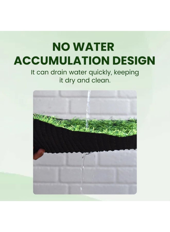 Meetion Artificial Grass Carpet,0.5m(50cm) x 0.5m(50cm) Realistic Fake Grass Soft,Comfortable,Grass Pad Rugs for Garden Indoor Outdoor Lawn Decoration - Image 5