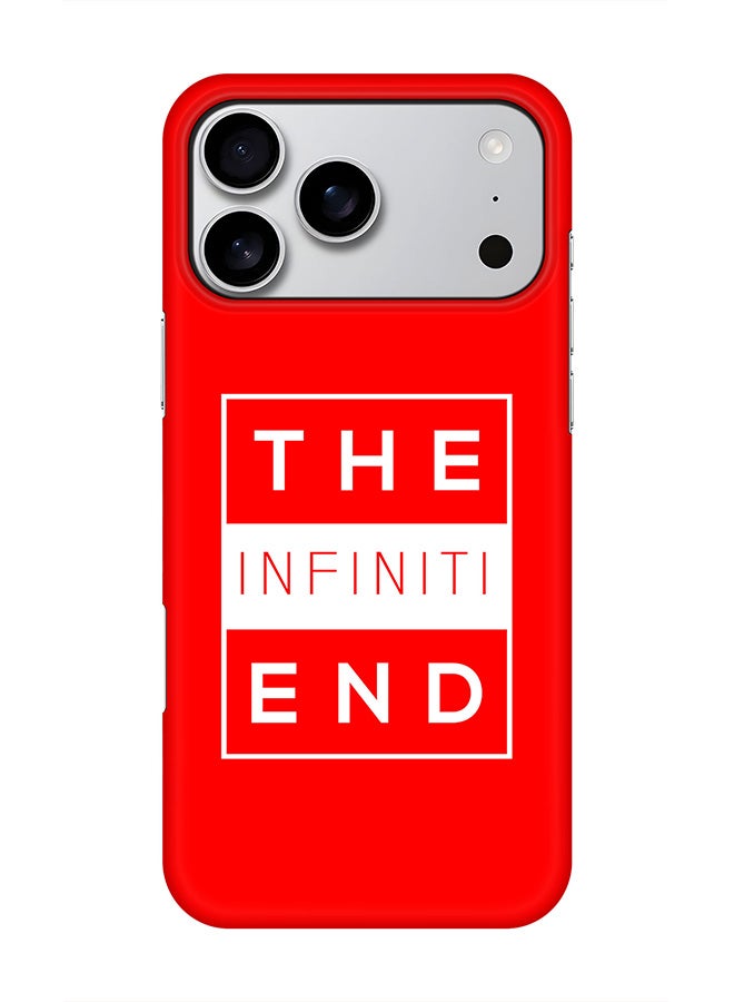 Stylizedd For iPhone 17 Pro Max,Case, [Compatible with MagSafe] Magnetic cover Slim fit Protection Matte, - The infinite end