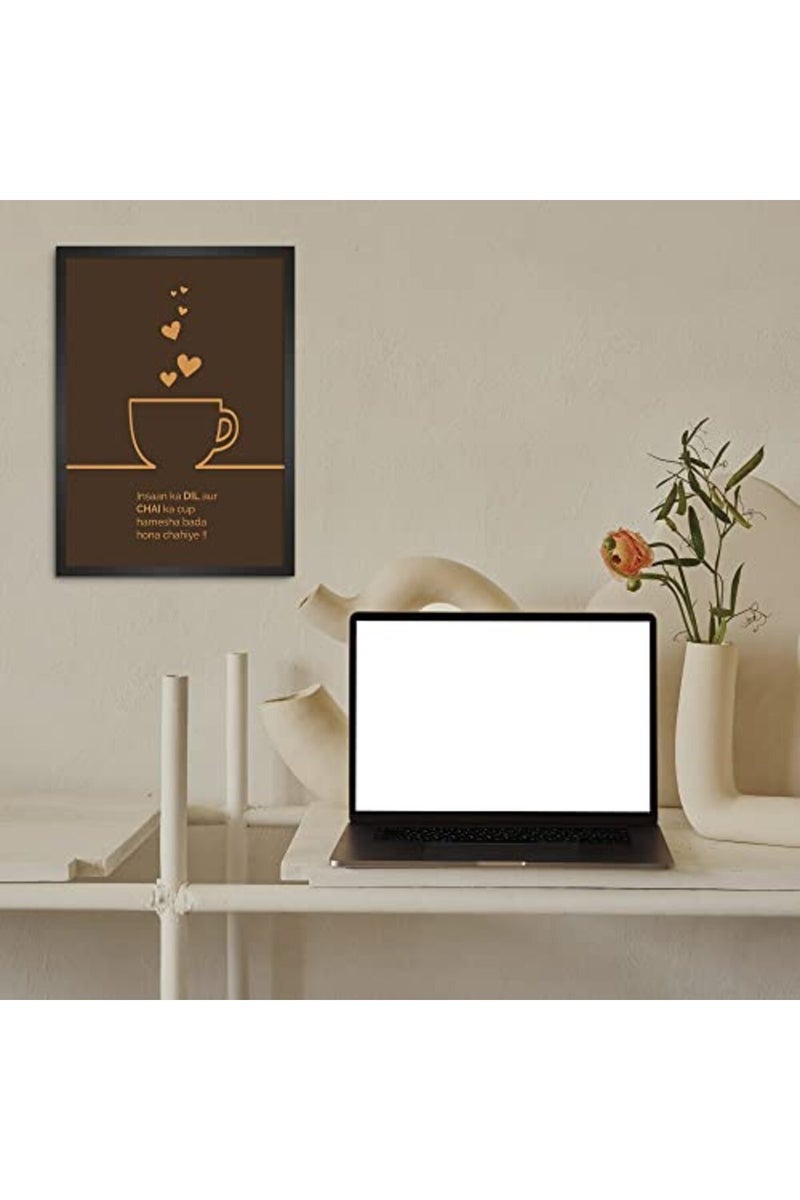 LAMRON Chai is Love Wall Art Framed Poster - Image 2