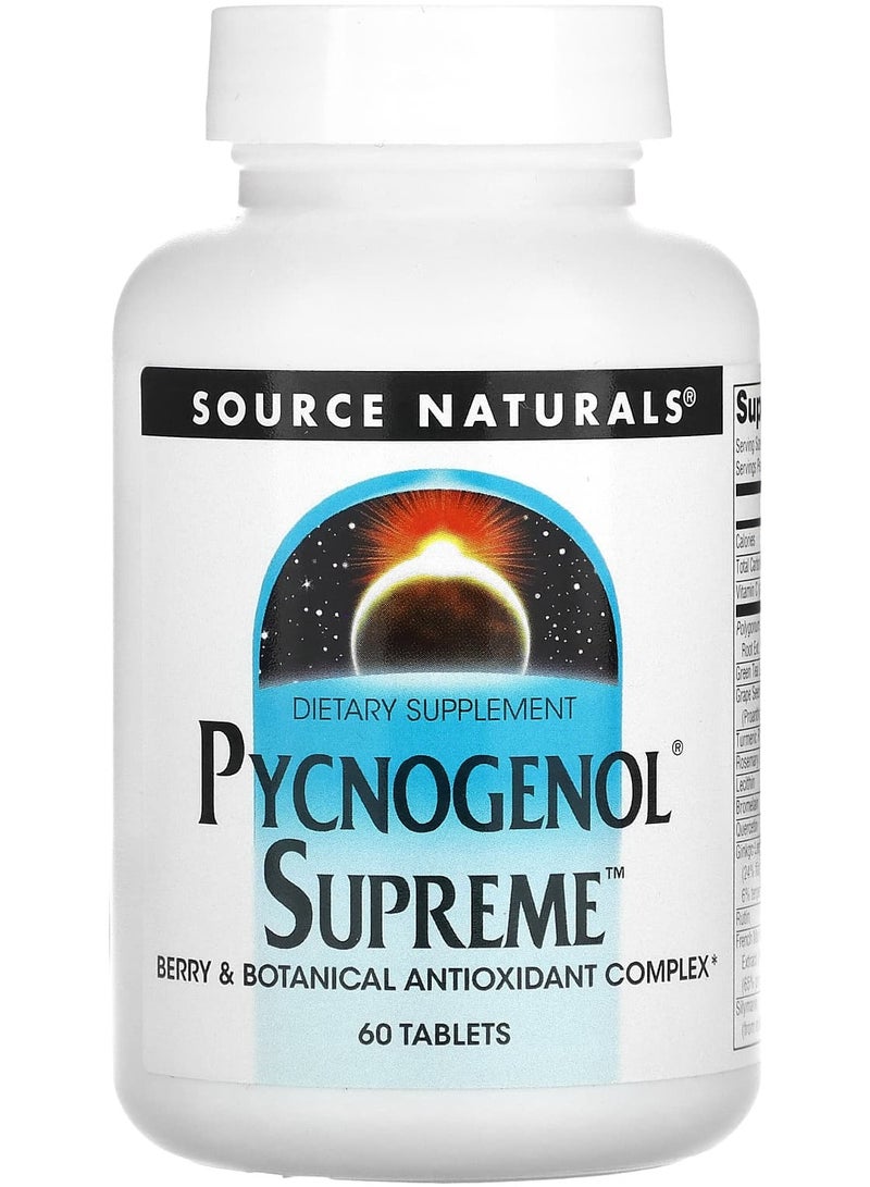 Pycnogenol Supreme, 60 Tablets