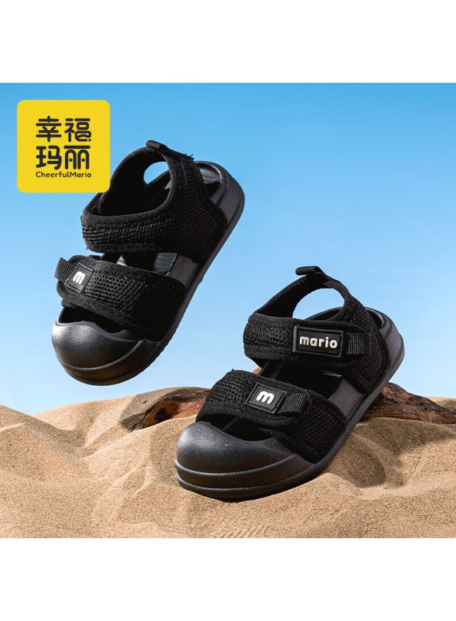 Cheerful Mario Kids Sandals Boys New Summer Sports Sandals Infant Toddler Boys Anti-slip Baby Beach Shoes Girls