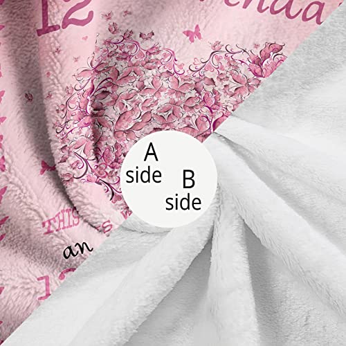 Gevuto 12 Year Old Girl Birthday Gifts Ideas - 12th Birthday Gifts/Decorations for Girls - Best Gifts for Girls 12 Years Old Age 12 Throw Blankets 50" X 60" - Image 5