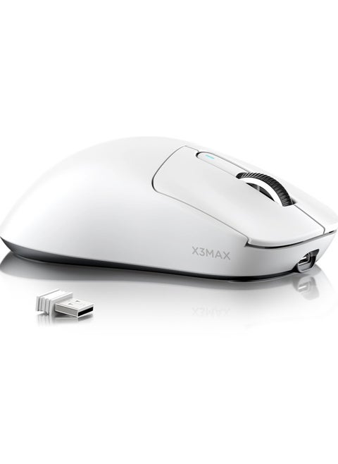 X3MAX Wireless Gaming Mouse,PixArt PAW3950 42000 DPI,49g Ultralight Tri-Mode(BT5.4/2.4GHz/Wired), 1K Polling Rate Programmable Computer Mice for PC/MAC/Win
