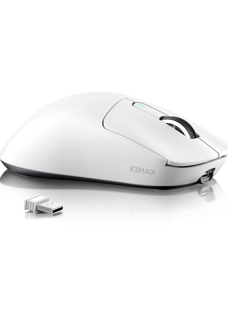 Attack Shark - X3MAX Wireless Gaming Mouse,PixArt PAW3950 42000 DPI,49g Ultralight Tri-Mode(BT5.4/2.4GHz/Wired), 1K Polling Rate Programmable Computer Mice for PC/MAC/Win - Image 1