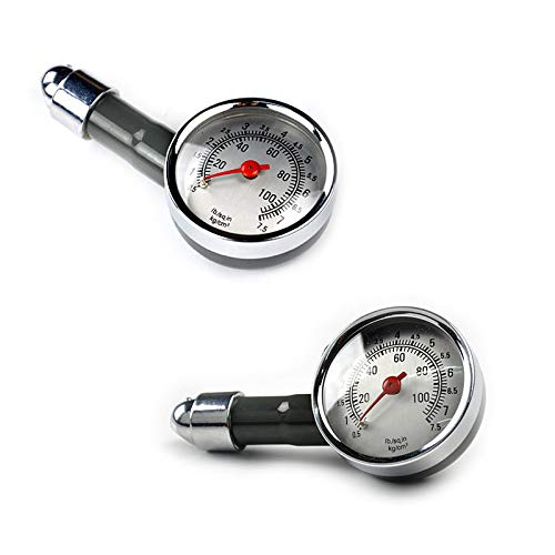 Onwon 100 PSI Tire Pressure Gauge with Integrated Hold Valve, Heavy Duty Tire Inflator Gauge Accurate for Any Car, Truck, RV, Motorcyle, Bicycle - Image 2