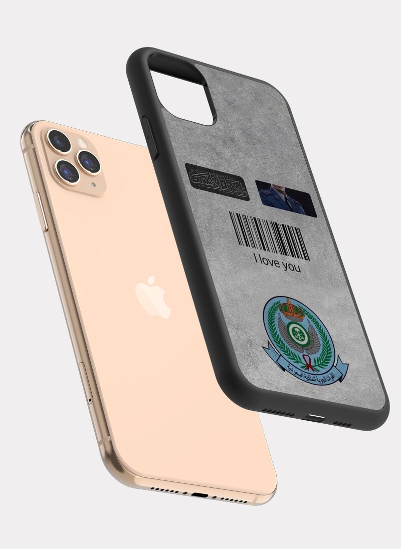 بكسلات كفر ايفون 11 برو القوات الجوية الملكية السعودية رمادي - Image 2