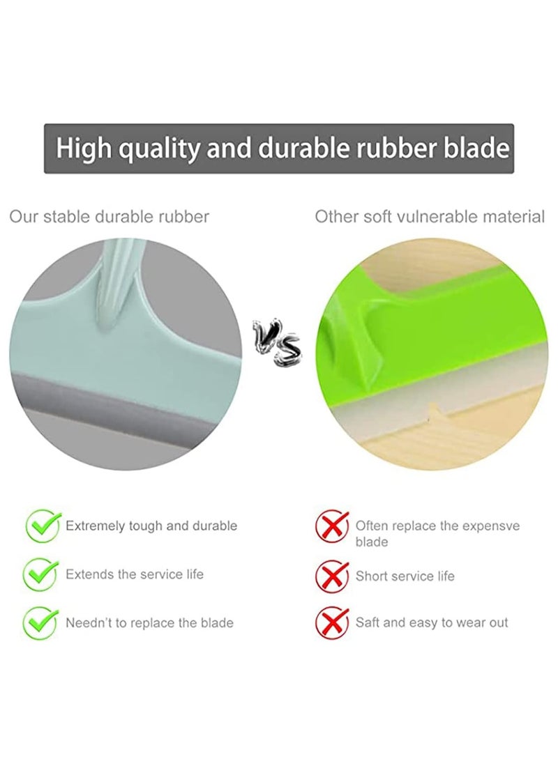 ماركة غير محددة 3 Pack of Squeegee for Shower, Hand Held Rubber Glass Shower Squeegee, with Hanging Hole Squeegee for Shower, Glass Door, Car Windows, Multifunctional Squeegee Tool  - Image 4