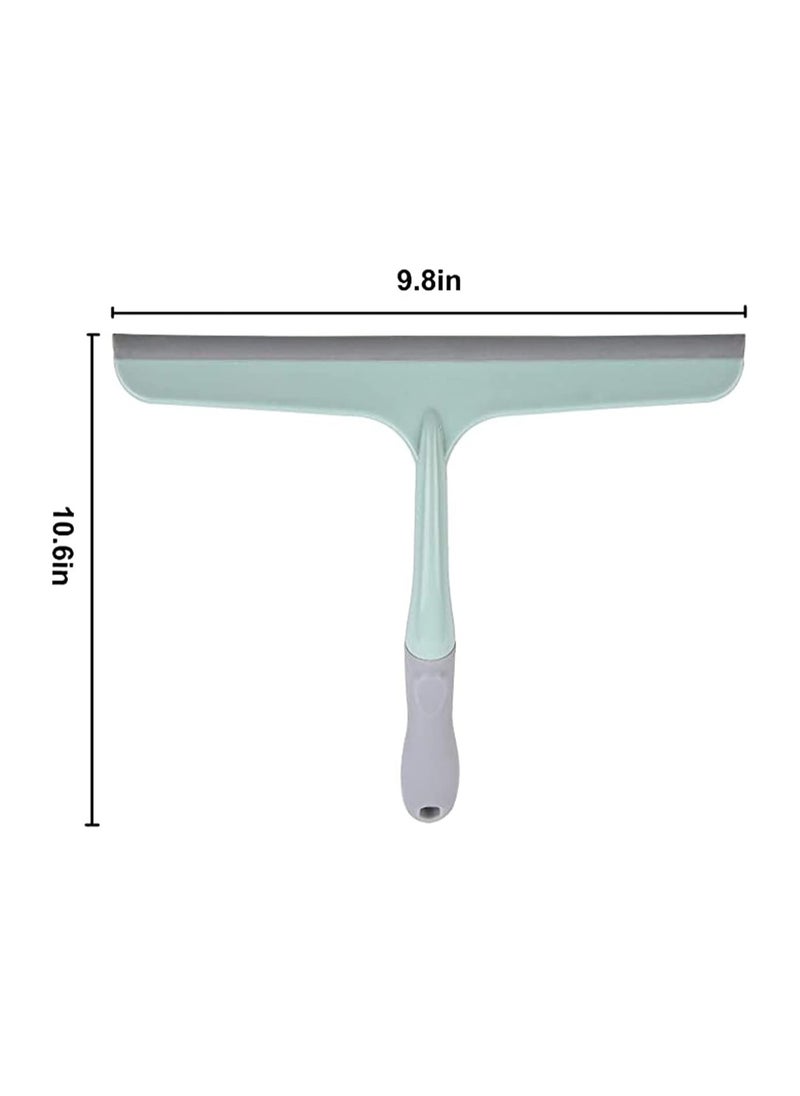 ماركة غير محددة 3 Pack of Squeegee for Shower, Hand Held Rubber Glass Shower Squeegee, with Hanging Hole Squeegee for Shower, Glass Door, Car Windows, Multifunctional Squeegee Tool  - Image 2