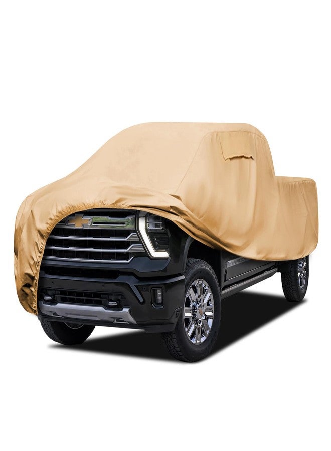 JURMON Heavy Duty Outdoor Car Cover Custom Fit for Chevy Silverado,Windproof All Weather Waterproof Sun Rain UV Dust Snow Protection Outdoor Car Covers - Image 1