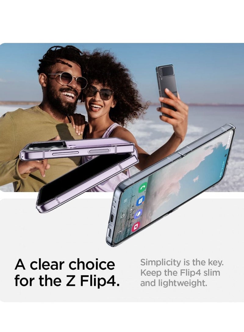 Designed for Samsung Galaxy Z Flip 4 Case,Ultra-Thin Hard Transparent Premium PC Lightweight Protective Phone Cover for Samsung Galaxy Z Flip - Image 5