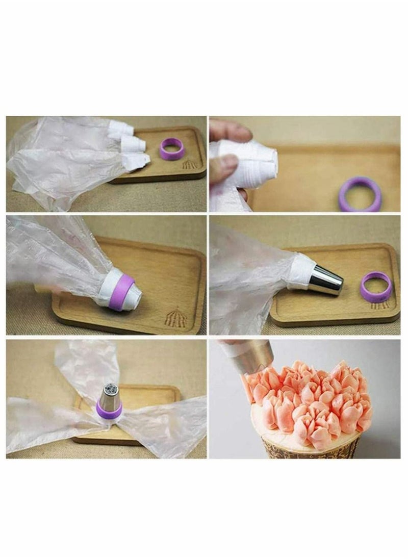 SYOSI - 27pcs Russian Piping Tips Cake Decorating Tips Icing Piping Nozzles Tool Piping Ball Tips Cake Decorating Supplies Kits DIY Baking Tools for Cake Cookies Dessert Pastry Decoration - Image 1
