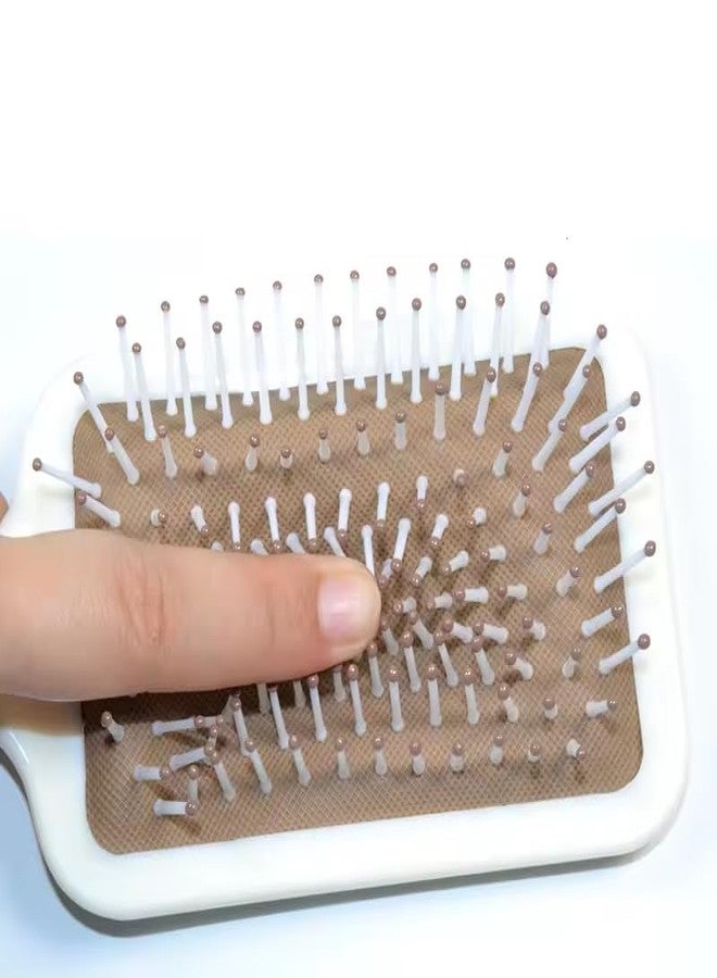 Mincer Anti Static Fine Tooth Cutting Comb Professional Salon Styling Hair Scalp Massage Brush Combs for Women's and Girl's (Brown) (Pack Of 3) - Image 3