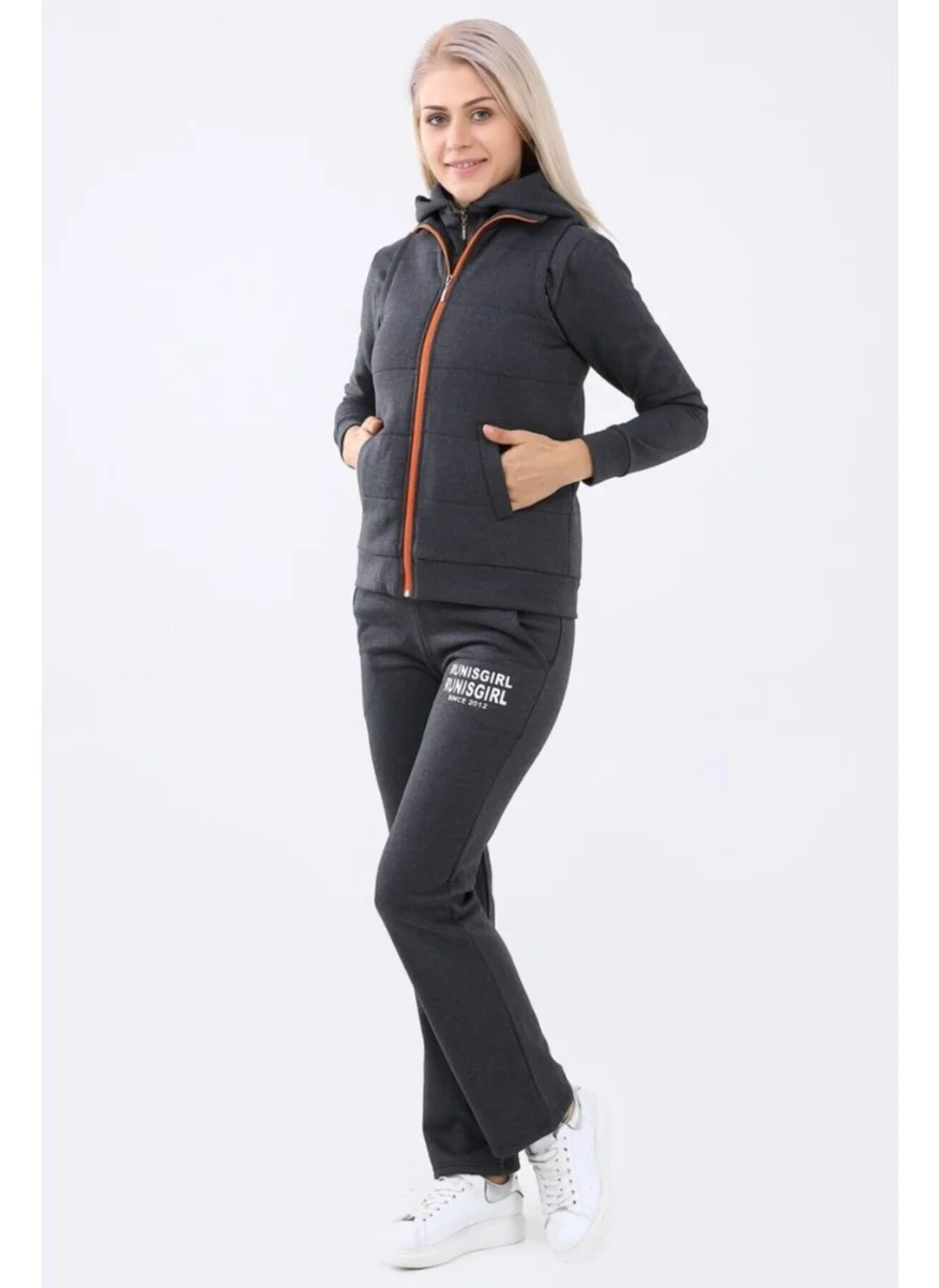 Barbora Daily Winter Stylish and Comfortable Triple Women's Tracksuit Set TYC00230474687A