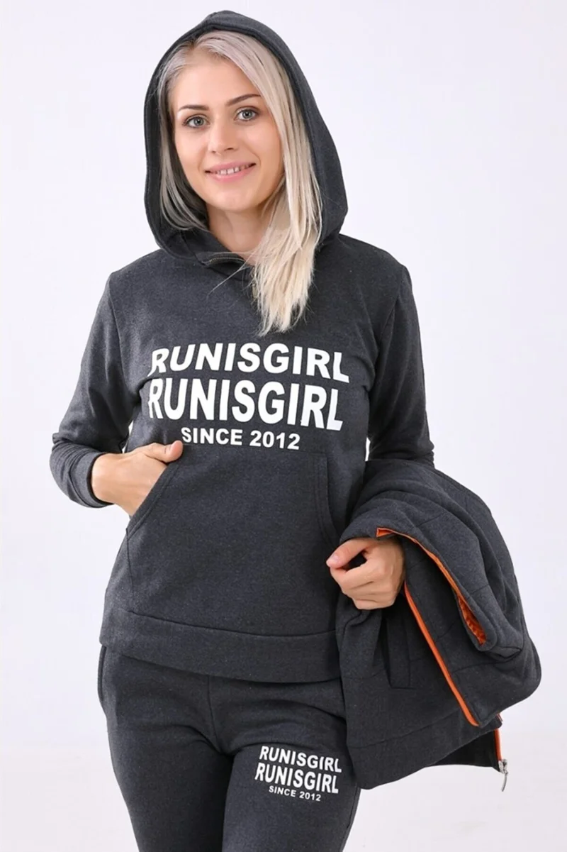 باربورا Daily Winter Stylish and Comfortable Triple Women's Tracksuit Set TYC00230474687A