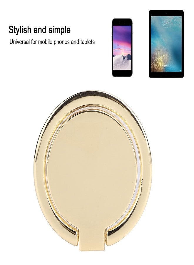 Zopsc Cell Phone Ring Holder, 360 Degree Rotation Finger Ring Kickstand Metal Phone Grip for Magnetic Car Mount Compatible with Most of Phones, Tablets and Case (Gold) - Image 4