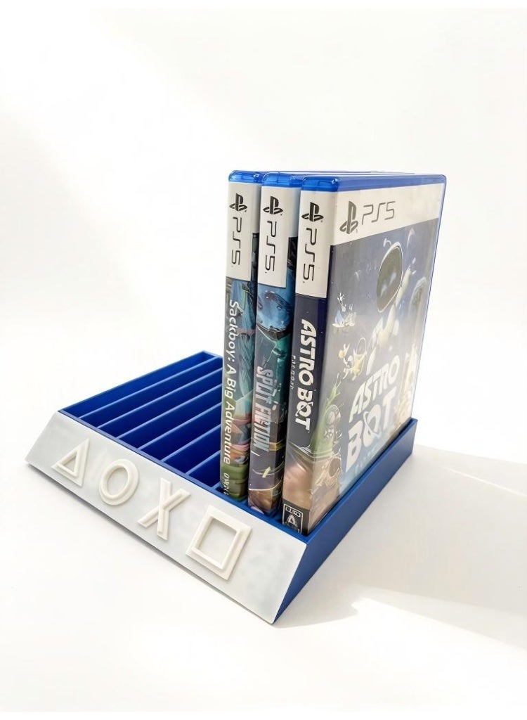 Samu PS5 Disc Holder 10 Capacity | Game Storage Box | Desktop Stand | Organizer for PlayStation 5 Games - Image 2