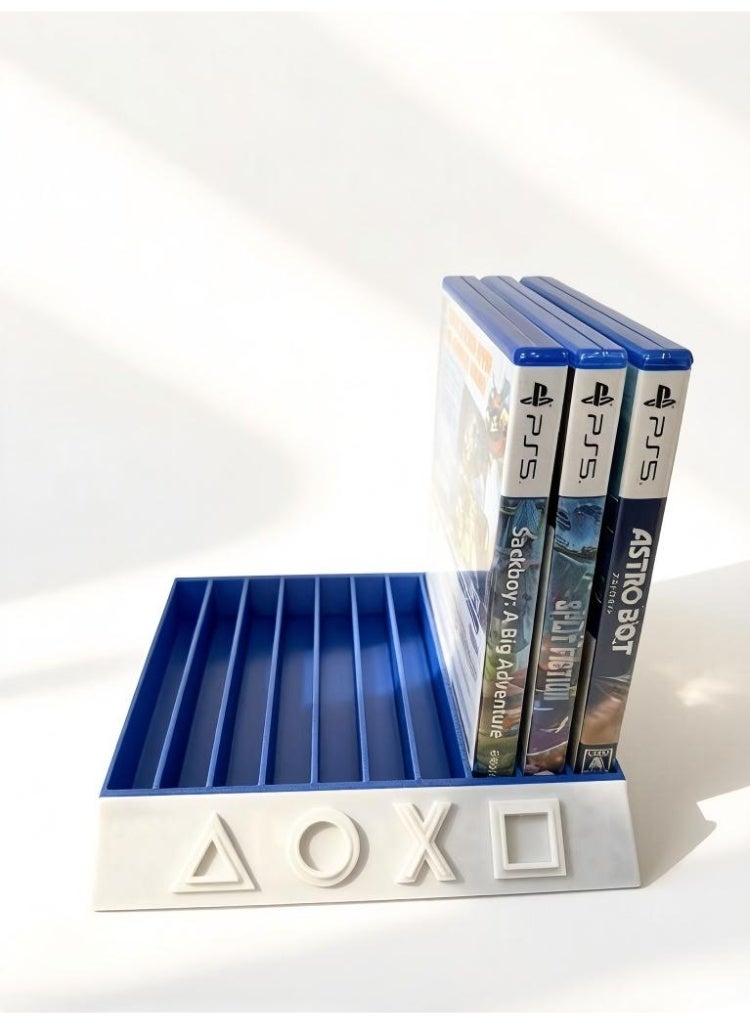 Samu PS5 Disc Holder 10 Capacity | Game Storage Box | Desktop Stand | Organizer for PlayStation 5 Games - Image 3
