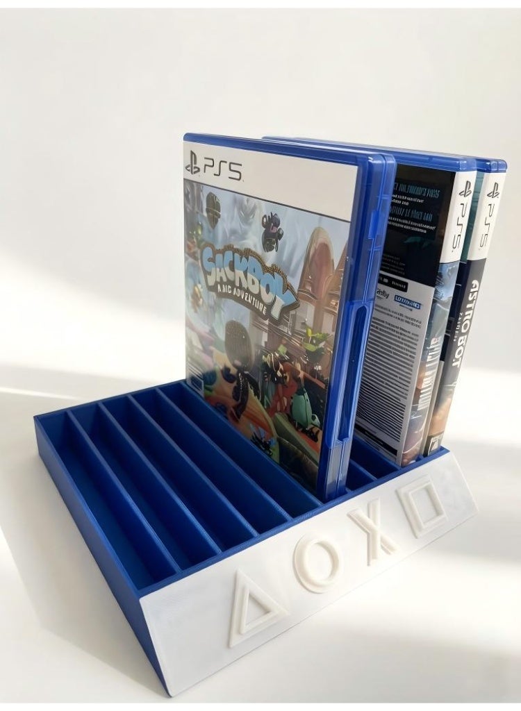 Samu PS5 Disc Holder 10 Capacity | Game Storage Box | Desktop Stand | Organizer for PlayStation 5 Games - Image 1