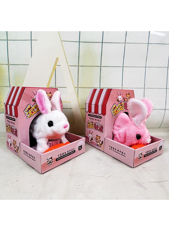 Children's Variety Of Electric Sound And Light Stuffed Rabbit Animal Electric Dog Walking With Music Function Cartoon Stuffed Cat Animal-Color:Cat  - Image 3
