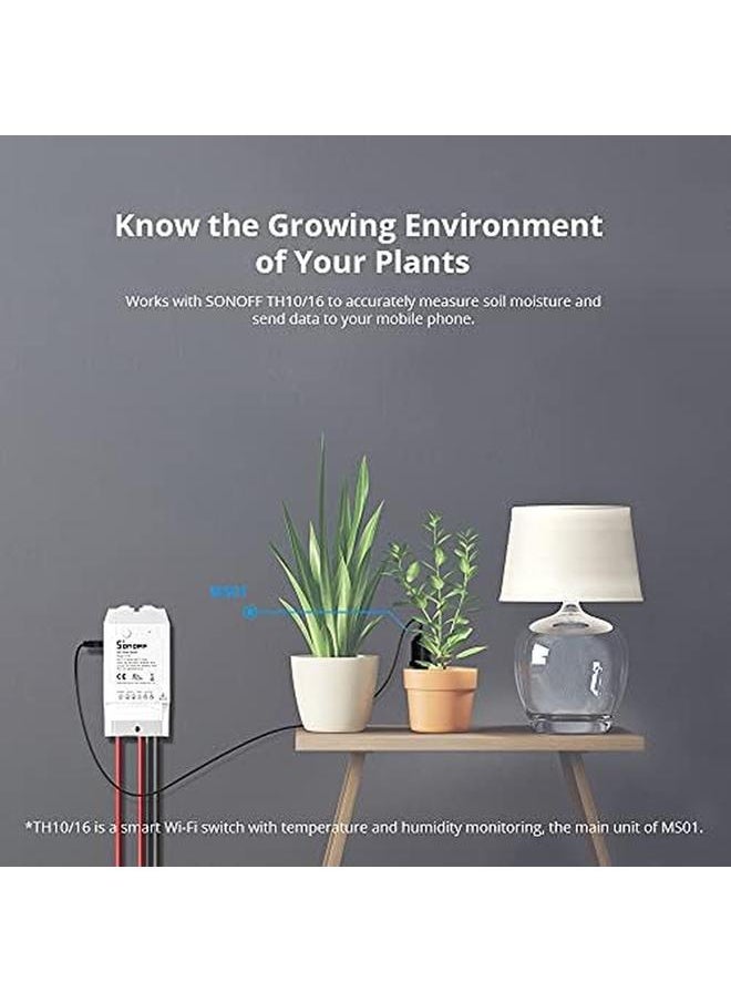 SONOFF - Ms01 Smart Soil Moisture Sensor With Rj11 Adapter - Image 1