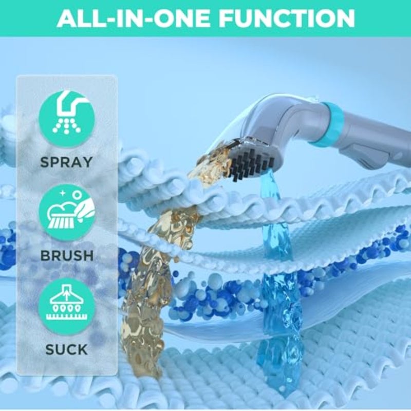 1200 W StainZapper Vapo 3-in-1 Carpet Cleaner, Cold Water, Hot Water and Steam Upholstery Cleaner Machine, Handheld Spot Washer, Deep Cleaning for Pet Stains, Couch, Rug, Car Seats - Image 3