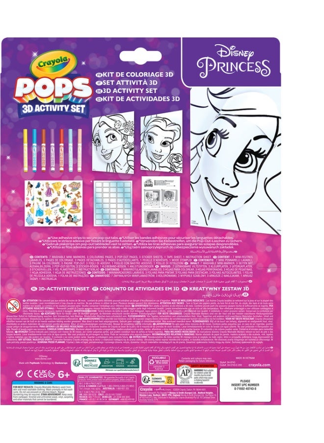 Crayola ألعاب تلوين ونشاط الحيوانات الأليفة - أميرات ديزني - Image 2