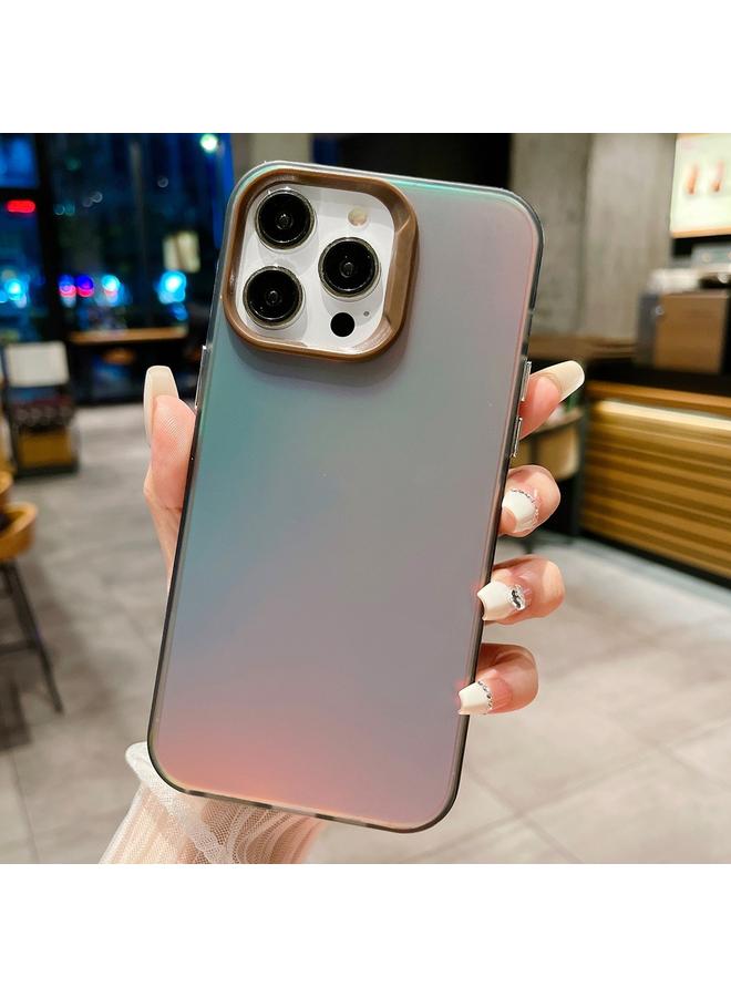 Zaboon Case For iPhone 13 Pro IMD Colorful Gradient PC + Acrylic Phone Case - Image 1