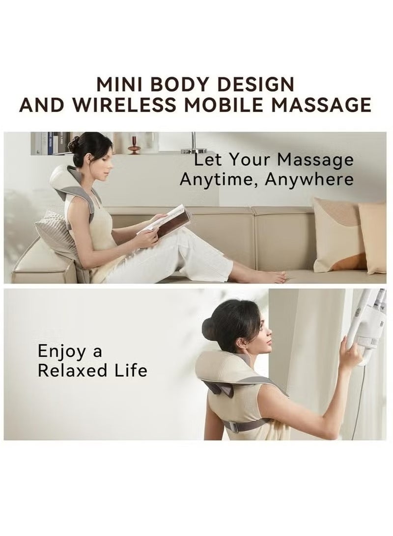 Electric Neck Shoulder Massager with Heat for Pain Relief Deep Tissue Neck Back Leg - Image 4