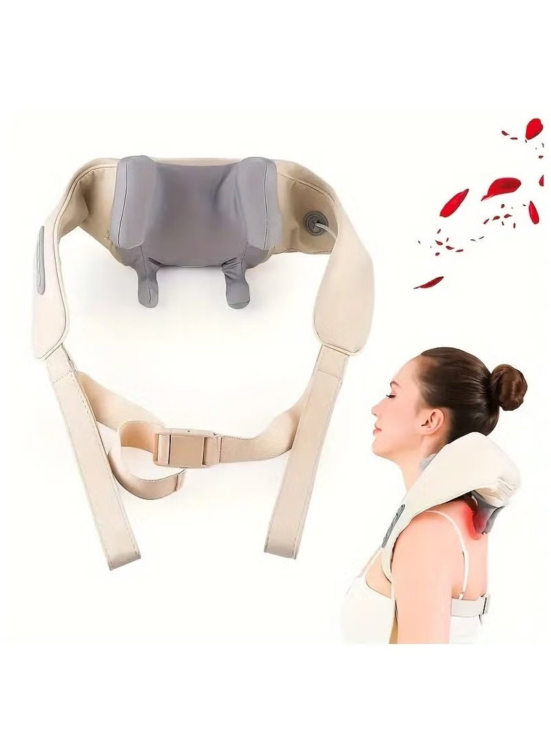 Electric Neck Shoulder Massager with Heat for Pain Relief Deep Tissue Neck Back Leg - Image 2