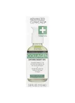 Advanced Clinicals Advanced Clinicals, Collagen, Lifting Body Oil, 3.8 fl oz (112 ml)  - Image 2