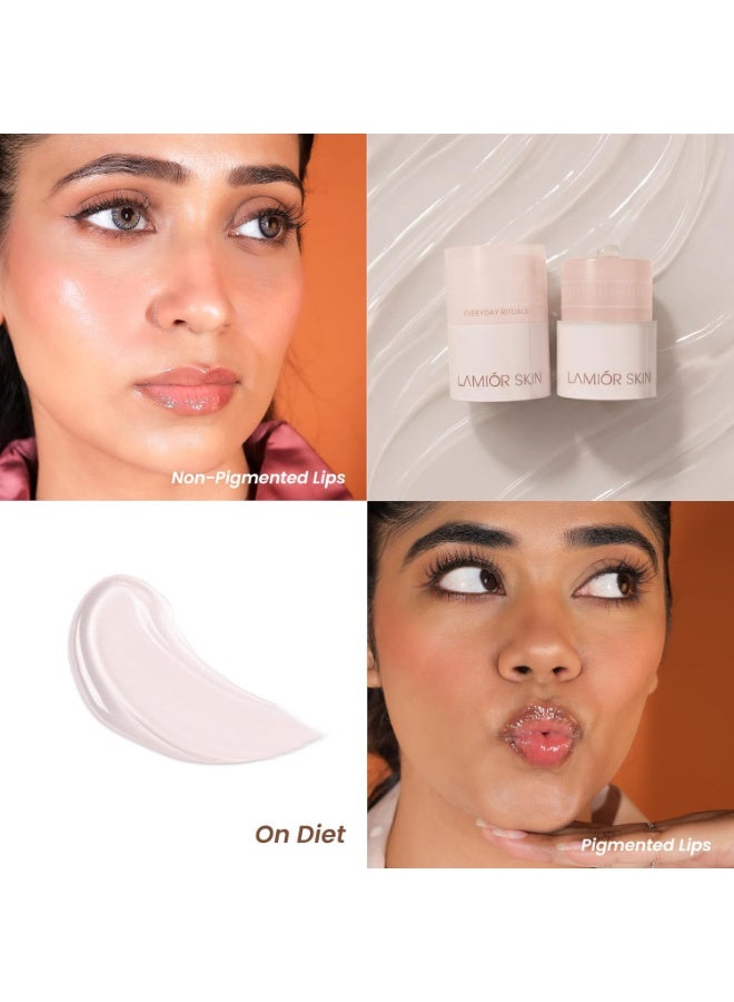 Lamior Overnight Lip Mask for Deep Hydration & Plumping | Butter Soft Lip Recovery Mask with 2% Peptide & 5% Vitamin-E | Moisturising Lip Care for Dry & Pigmented Lips - Image 4