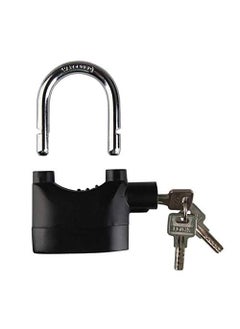 KD ZONE KD ZONE Motion Sensor Alarm Lock HomeWaterproof Anti Theft Lock Alarm for Home Door W 3 KeysAlarm Pad Lock for Home SafetyBikeBicycleUniversal Use 110Dba SirenBlackCarbon SteelDeadbolt  - Image 3