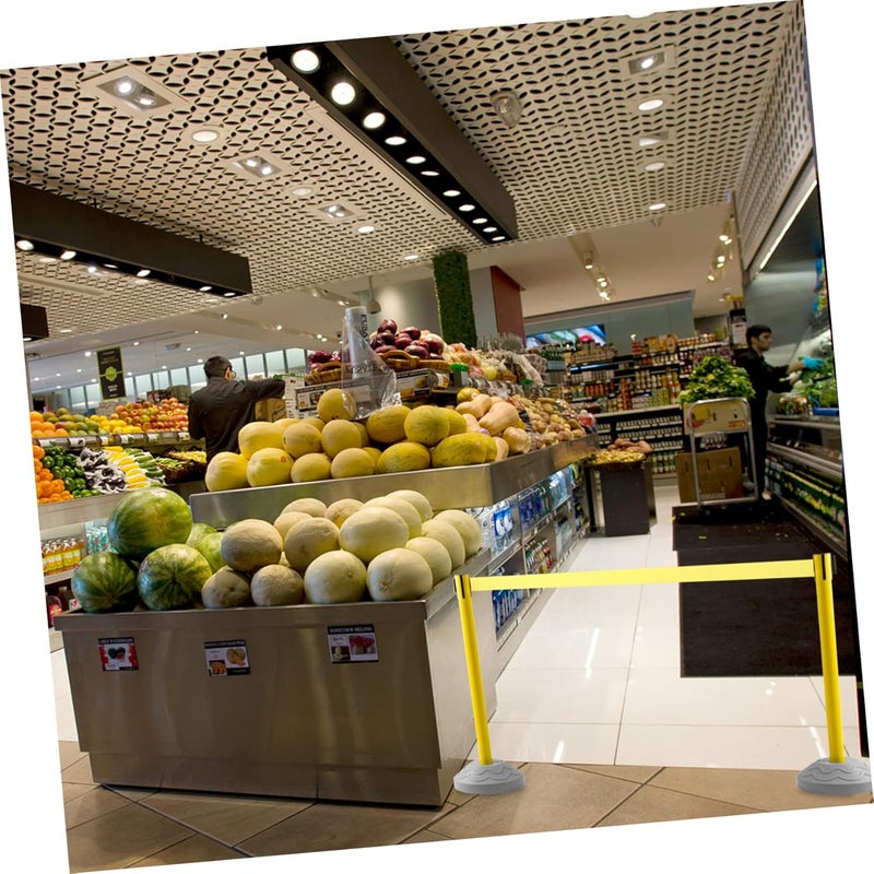 Retractable PVC Caution Barrier Belt Yellow Isolation Warning Line - Image 3