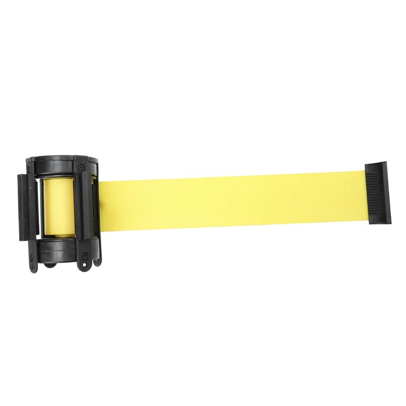 Retractable PVC Caution Barrier Belt Yellow Isolation Warning Line - Image 1