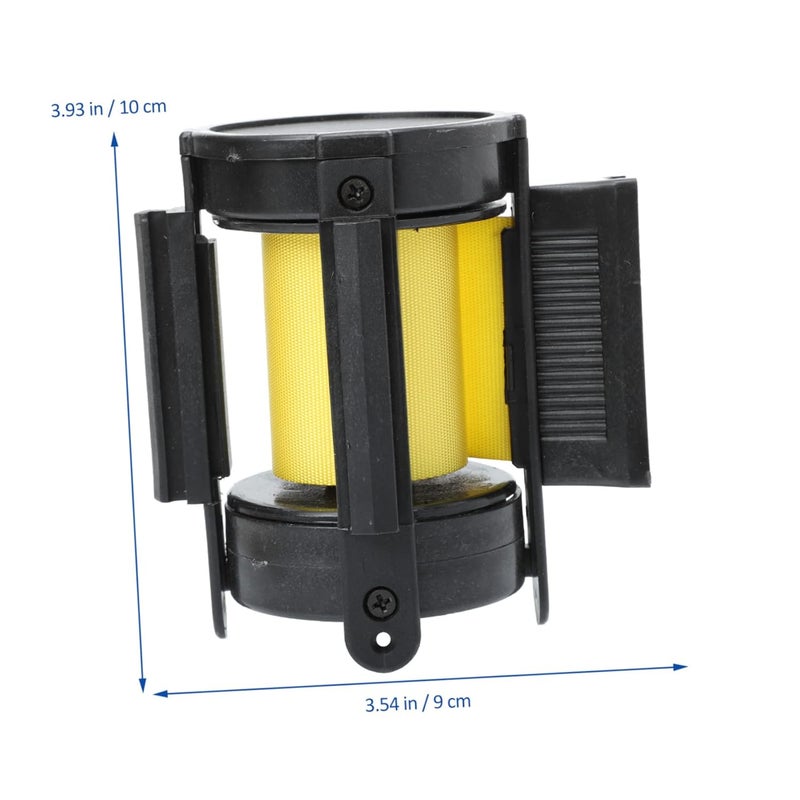 Retractable PVC Caution Barrier Belt Yellow Isolation Warning Line - Image 5