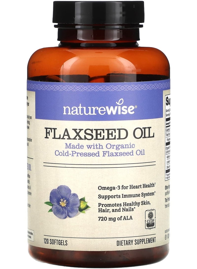 Flaxseed Oil, 120 Softgels