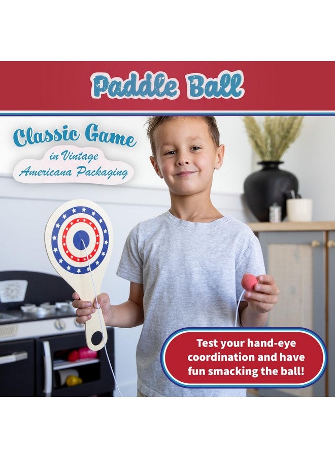 Continuum Games Way Back Toys Paddle Ball, Game Of Steady Hands And Skill, Novelty Family Fun Game For Ages 5 And Up - Image 2