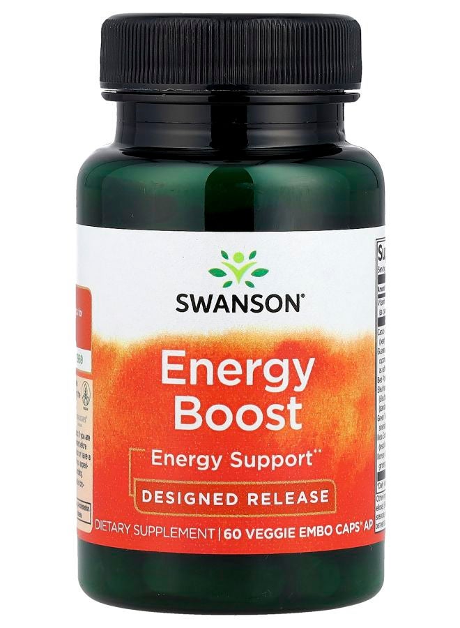SWANSON Energy Boost 60 Veggie EMBO Caps® AP - Image 1